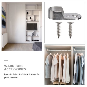 ORGANIZACJA NA UCHWYTY NA DRĄŻKI SZAFA 30