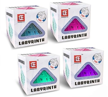 ЛОГИЧЕСКАЯ ЗАГАДКА-ЛАБИРИНТ 3D ПИРАМИДА ИГРА НА НАВЫКИ