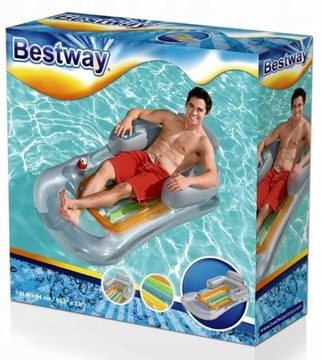 КОМФОРТНЫЙ МАТРАС-КРЕСЛО ДЛЯ ПЛАВАНИЯ 2в1 BESTWAY