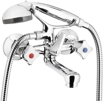 Bateria STANDARD wannowa ścienna 145 mm