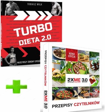 Ksiązka 2xme Turbo Dieta + Przepisy kulinarne