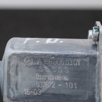 MERCEDES-BENZ GL-CLASS X166 PŘEDNÍ PRAVÉ DVEŘE SKLO (OKNO) REGULÁTOR MOTORU A1