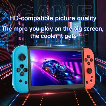 Портативная игровая консоль 7-дюймовый TFT-экран, более 1000 встроенных игр