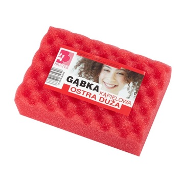 BRATEK Gąbka kąpielowa ostra duża Górnicza