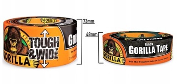 GORILLA TAPE WIDE ремонтная водонепроницаемая 27м