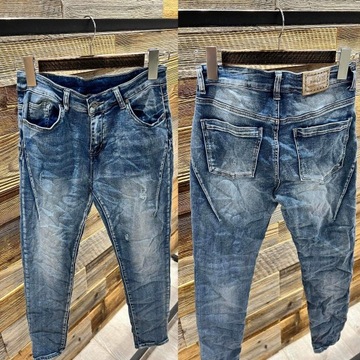 damskie spodnie jeans BY O LA LA 42 XL