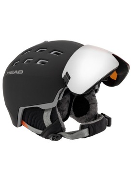 Kask narciarski damski z wbudowaną szybą HEAD RACHEL black 2023 M/L