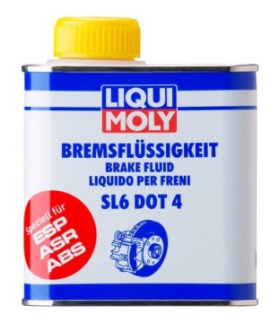 ТОРМОЗНАЯ ЖИДКОСТЬ DOT4 SL6 LIQUI MOLY 0.5л