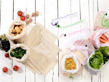 Многоразовые сумки для покупок 6 шт.
