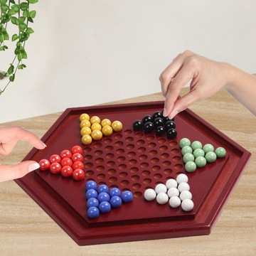Многопользовательская игра ручной работы «Китайские шашки» для однотонных шариков для детей старше 6 лет