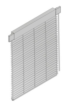 Алюминиевые жалюзи Жалюзи Venus 25мм на заказ, жалюзи в кассете