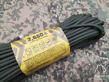 Тактический шнур Battlecord 2650 USA OLIVE 5,6 мм
