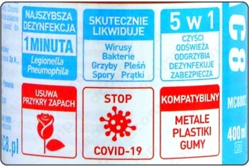 Биоцидная пена Nanoclean AC8, де-фунгицид для кондиционеров 5 в 1 Одобрено PZH/EU