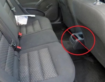 Воздухозаборник задний Skoda Octavia 2 2004-2013 гг.
