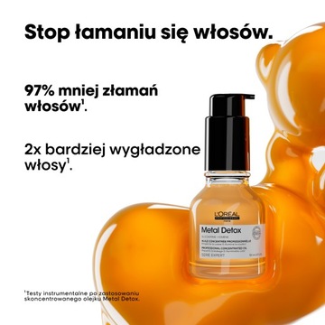 Loreal Pro Metal Detox защитное масло для сухих, ломких волос 50 мл