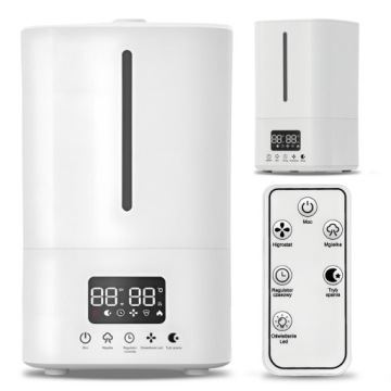 Ultrazvukový zvlhčovač vzduchu Smart 25 W – 5 l s dálkovým ovládáním Aromaterapie