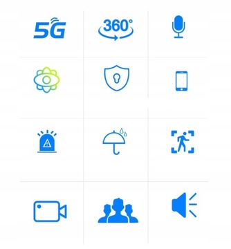 5G Wi-Fi Уличная PTZ-КАМЕРА FULL HD
