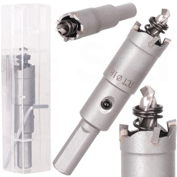 OTWORNICA WIDIOWA KORONKA DO METALU ALUMINIUM 18MM