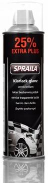SPRAILA lakier bezbarwny 500ml POŁYSK