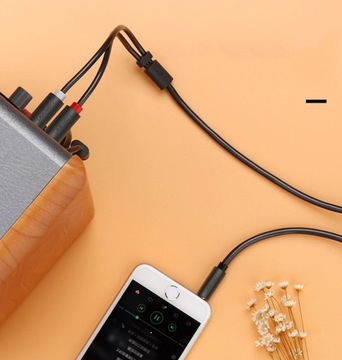 JACK-кабель 3,5 мм 2x RCA Chinch STEREO UGREEN HQ DURABLE
