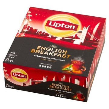 Lipton English Breakfast Herbata Czarna - 92 Torebki 184g ekspresowa