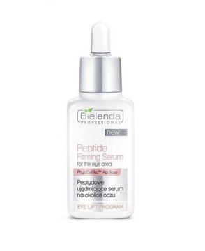 Peptydowe ujęrdniające serum na okolice oczu