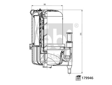 179946 FEB FILTR PALIVA LAND ROVER DISCOVERY SPORT 14-