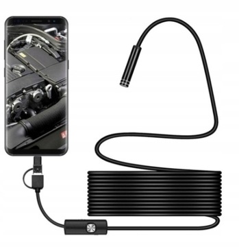 ЭНДОСКОПНАЯ ИНСПЕКЦИОННАЯ КАМЕРА HD USB Android 3м 3в1