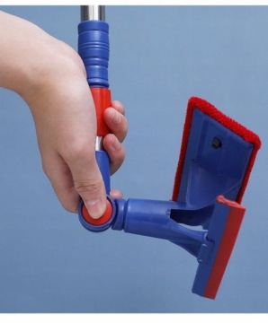 Швабра СТЕКЛОМОЙКА Стеклянные зеркала Окна Стекло Телескопический скребок Микрофибра