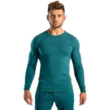 MĘSKA KOSZULKA Z DŁUGIM RĘKAWEM DEEP TEAL STRIX M