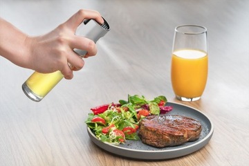 SPRYSKIWACZ DO OLEJU OLIWY 100ML DOZOWNIK SPRAY BIAŁY