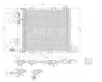 CHLADIČ KLIMATIZACE OPEL ASTRA G 1.7,2.0D 99-
