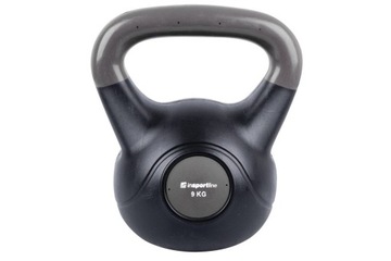 HANTLA KETTLEBELL BITUMICZNA DARK 9KG /INSPORTLINE