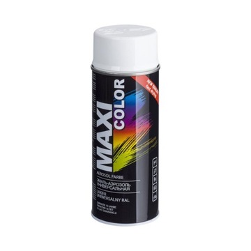 Лак Motip Maxi Color 400 мл SPRAY RAL 9003 белый