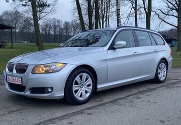 BMW Seria 3 E90-91-92-93 Touring E91 2.0 318d 143KM 2010 BMW Seria 3 bezwypadkowy, Navi, XENON, podgrze...