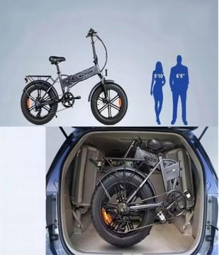 Мужской/женский электрический велосипед ENGWE EP-2 Pro 13AH 120 км 20 дюймов с толстыми шинами