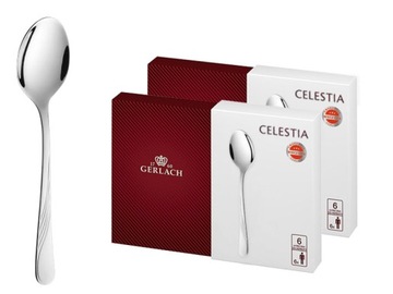 GERLACH CELESTIA ŁYŻECZKI DO HERBATY 12 EL POŁYSK