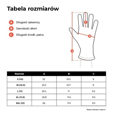 Męskie skórzane rękawiczki zimowe dotykowe