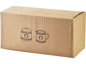 Элегантный декорированный комплект СТЕКЛЯННАЯ САХАРНИЦА и МОЛОЧНИК - Зеленый