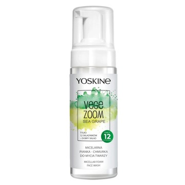 Yoskine Vege Zoom pianka-chmurka do mycia twarzy