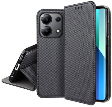 Etui do Xiaomi Redmi Note 13 | 13 4G SMART MAGNET CASE PORTFEL + SZKŁO 9H