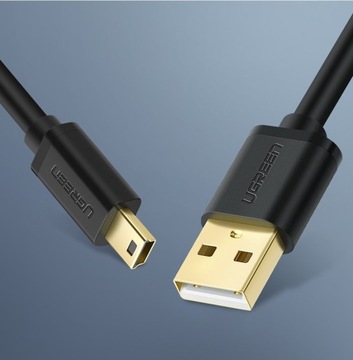 Позолоченный кабель USB-mini USB длиной 3 м, качественный кабель Ugreen для навигации по камере