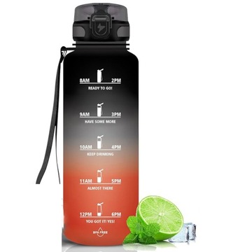 БУТЫЛКА ДЛЯ ВОДЫ СПОРТИВНАЯ БУТЫЛКА С МЕРКОЙ ДЛЯ ФИТНЕС-ЗАЛА 1,5 л