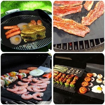 Mata teflonowa do piekarnika na grilla pieczenia papier BBQ 4szt