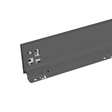 Ящик GTV AXIS PRO антрацит низкий L-600 H-86 бесшумное закрывание 3D удлинение 40 кг