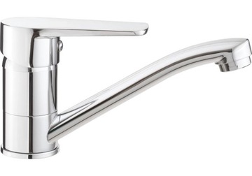 Bateria umywalkowa ścienna Tubo chrom DEANTE