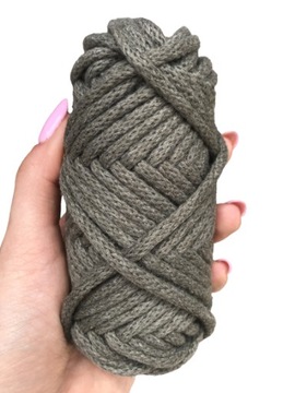 Sznurek Bawełniany z Rdzeniem KHAKI 20m 5mm