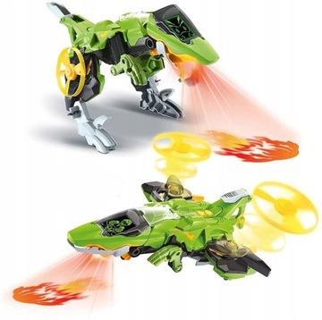 VTech Dinosaur Samolot 2w1 Zabawka dla dzieci Therizinosaur J. Francuski
