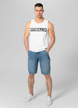 Męski Tank Top Pitbull Slim Fit Hilltop Koszulka bez rękawów Podkoszulek