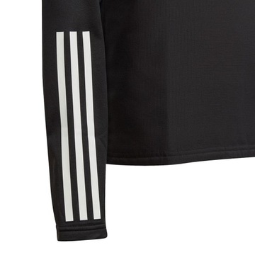 ДЕТСКАЯ ЮНОШЕСКАЯ СПОРТИВНАЯ ФУТБОЛКА ADIDAS ТЕПЛАЯ ТРЕНИРОВОЧНАЯ БЕЗ КАПЮШОНА